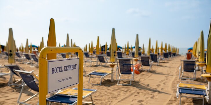 3* dovolená v Lido di Jesolo: ubytování se snídaní, 50 m od soukromé pláže a za first minute ceny