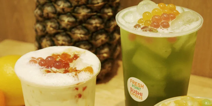 0,5l nebo 0,7l bubble tea dle výběru: ovocný či mléčný, s ledem i bez