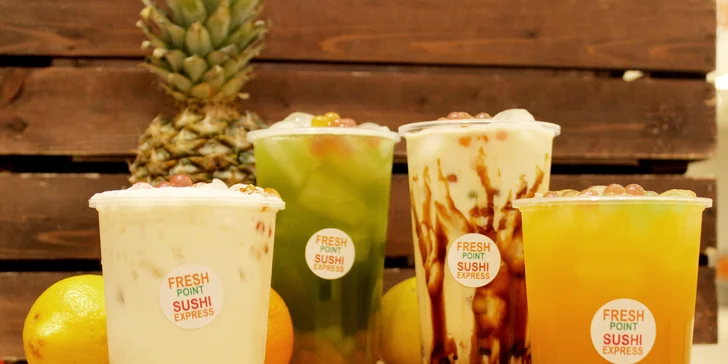 0,5l nebo 0,7l bubble tea dle výběru: ovocný či mléčný, s ledem i bez
