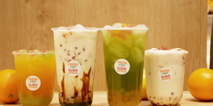 0,5l nebo 0,7l bubble tea dle výběru: ovocný či mléčný, s ledem i bez