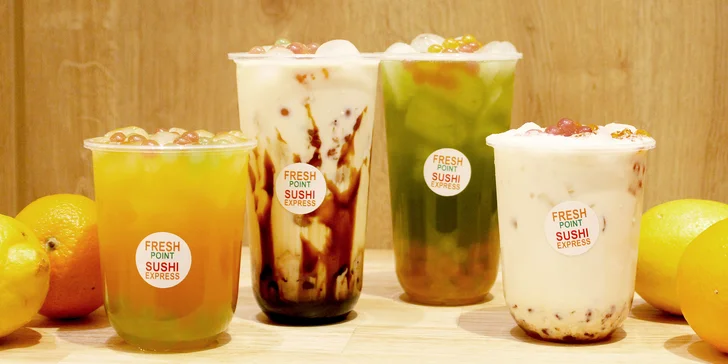 0,5l nebo 0,7l bubble tea dle výběru: ovocný či mléčný, s ledem i bez