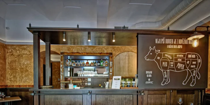 500 i 1000 Kč na jídlo i pití v Dusty's fine Burgers: polévky, burgery, jerky i pivní speciály