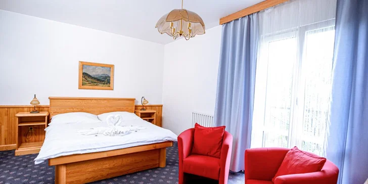 Relax v podhůří Beskyd: snídaně či polopenze i prezidentské nebo wellness apartmá