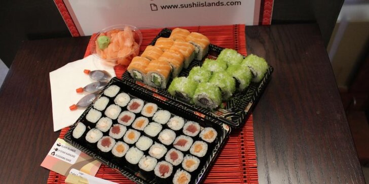 Sushi s sebou – 48 kousků dle vlastního výběru!