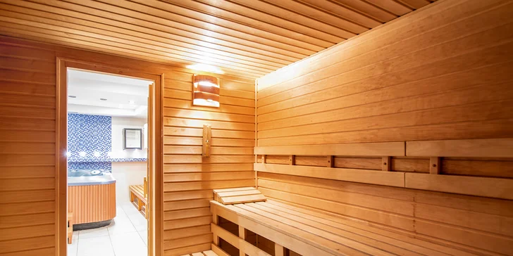 Součástí penzionu je i wellness zóna, která vám zajistí dokonalou regeneraci. 