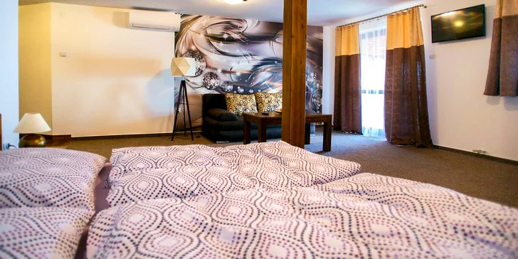 Budete ubytováni v dvoulůžkovém apartmánu.