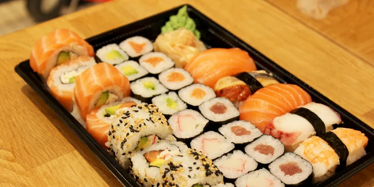Japonsko v Brně: set 18, 28, 30 nebo 34 ks sushi s rybami i zeleninou