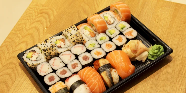 Japonsko v Brně: set 18, 28, 30 nebo 34 ks sushi s rybami i zeleninou