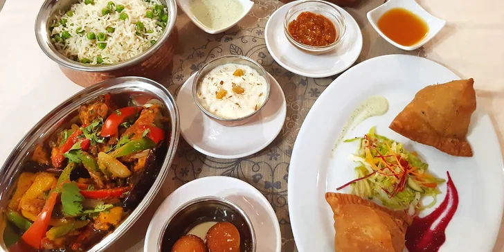 Indická restaurace Suraja: voucher na 500 či 700 Kč na jakákoliv jídla