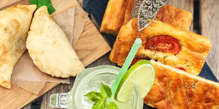 Italský piknik pro 2 nebo 4 osoby: foccacia, taštičky panzerotti i nápoje