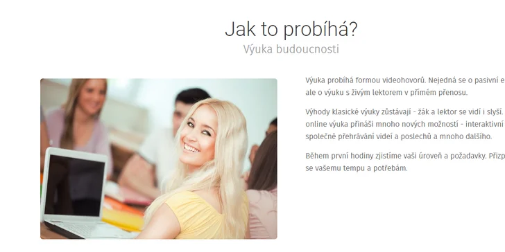 Online výuka německého jazyka: až 5 individuálních hodin s lektorem