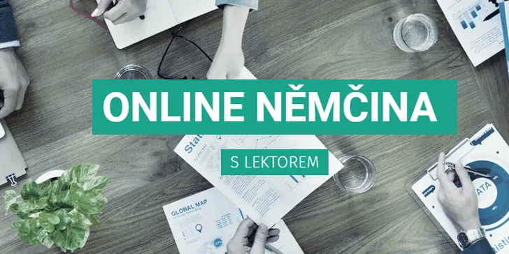 Online výuka německého jazyka: až 5 individuálních hodin s lektorem