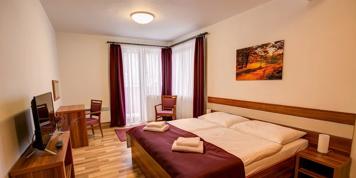 Luxusně zařízené apartmány: atraktivní lokalita, slevy do aquaparků pro 2-4