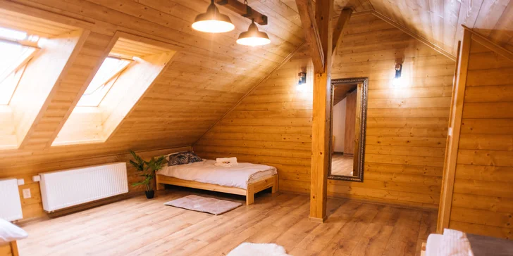 Luxusní studia a apartmány v srdci Liptova až pro 6 osob a 60 minut privátního odpočinku