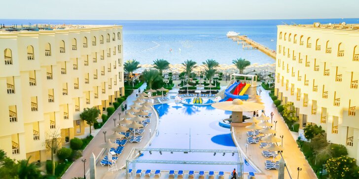 All inclusive dovolená v Egyptě: 4* hotel v Hurghadě, přímo u pláže a s bazénem