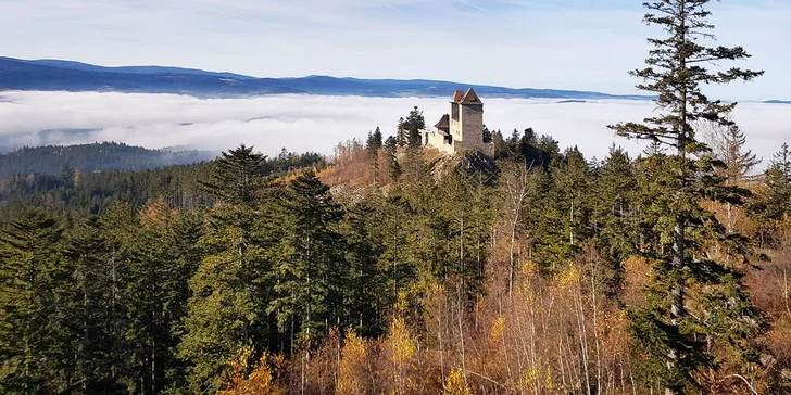 Pohodový pobyt na Šumavě s polopenzí pro pár i rodinu