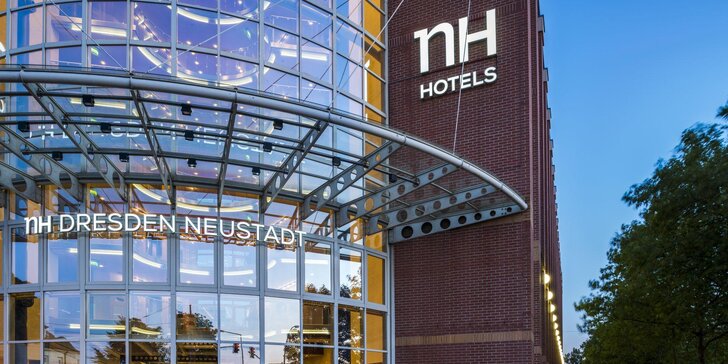 4* pobyt v Německu: NH Hotel Dresden Neustadt se snídaní a fitness, dítě do 11,9 let zdarma
