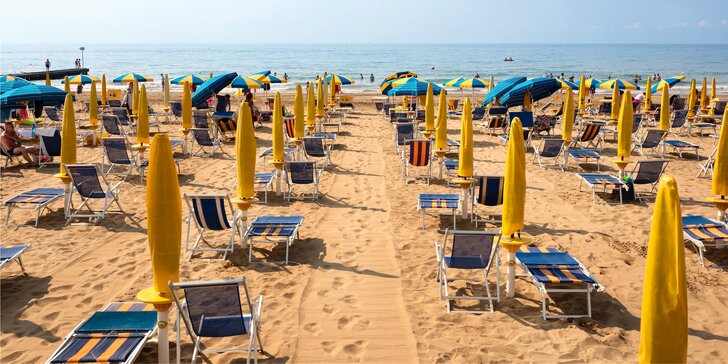 3* dovolená v Lido di Jesolo: ubytování se snídaní, 50 m od soukromé pláže a za first minute ceny