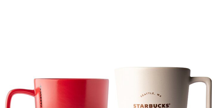 Víkendový flash sale ve Starbucks: 50% sleva na merchandising a k nákupu nápoj zdarma