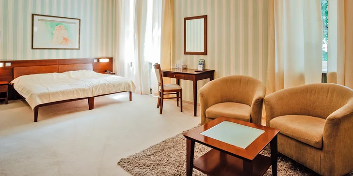 4* wellness pobyt v centru lázeňského městečka Piešťany se snídaní i polopenzí