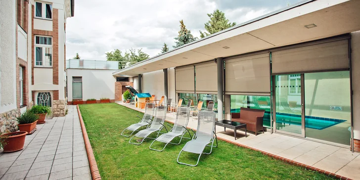 4* wellness pobyt v centru lázeňského městečka Piešťany se snídaní i polopenzí