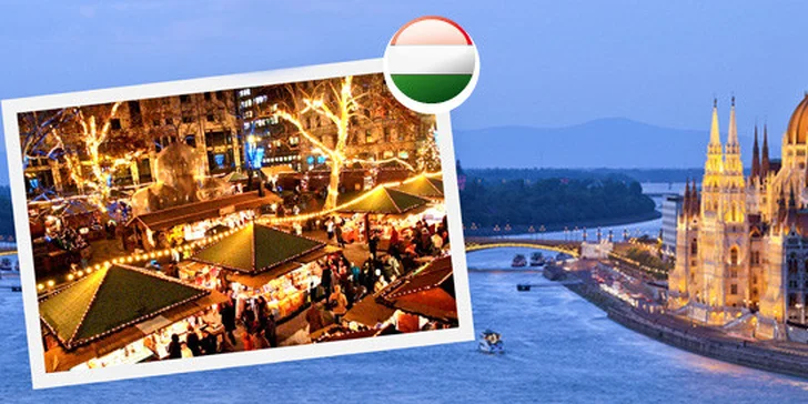 Kouzelná sobota na vánočních trzích v Budapešti