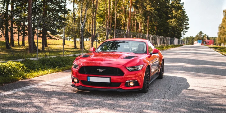 Zkroťte 900 koní: jízda ve Fordu Mustang GT Roush či pronájem až na 24 hodin