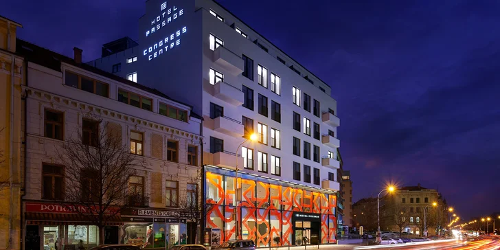 V páru či s rodinou za krásami Brna: designový hotel, snídaně i večeře