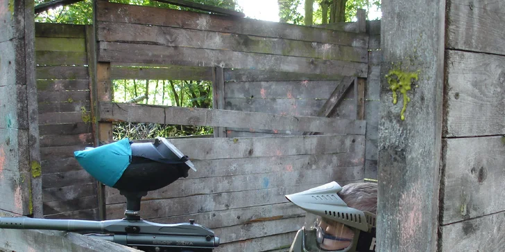 Paintball pro jednoho střelce i armádu až 30 vojáků: 100–2000 kuliček, zapůjčení zbraně a výstroje