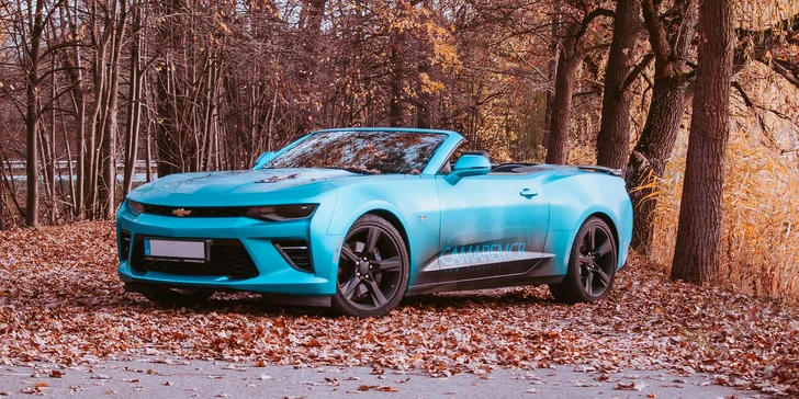 Jízda v Chevroletu Camaro Convertible: spolujízda, řízení i zapůjčení