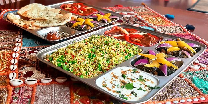 Voucher do indické restaurace na 500 či 1000 Kč: masové i vege chody, polévky, jemné či pálivé omáčky