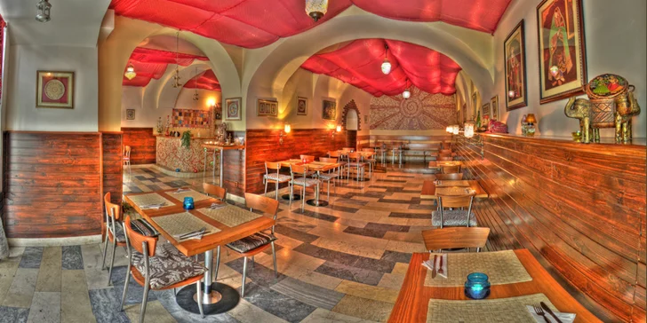 Voucher do indické restaurace na 500 či 1000 Kč: masové i vege chody, polévky, jemné či pálivé omáčky