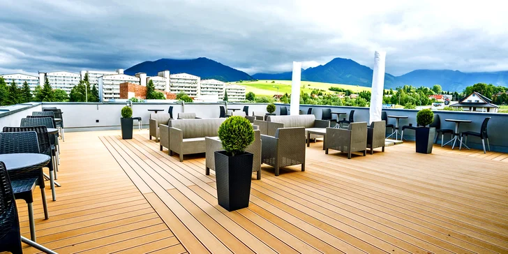 Výlety i relax u vody v Tatrách: moderní pokoje s balkonem či zahrádkou