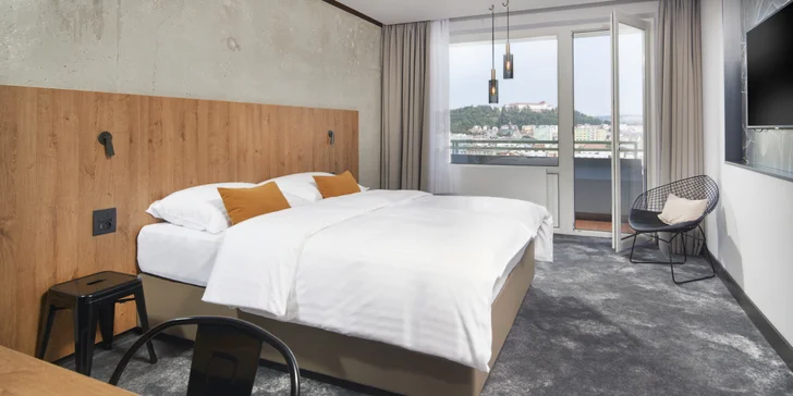 Pobyt ve zrekonstruovaném 4* hotelu sítě Orea u brněnského výstaviště se snídaní
