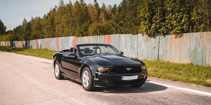 Ford Mustang Convertible: 30min. jízda i zapůjčení vozu až na 48 hodin