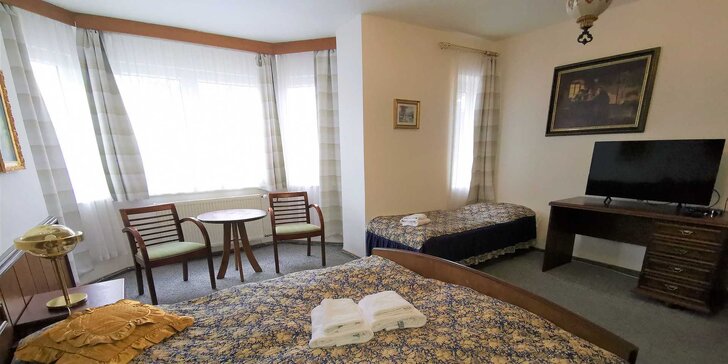 Odpočinek v klidné části Mariánských Lázní: hotel s polopenzí i s wellness procedurami