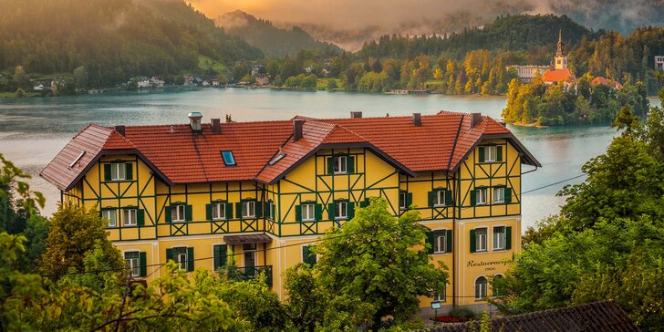 Dovolená ve slovinském Bledu: 4* hotel se snídaní a wellness, 200 metrů od jezera