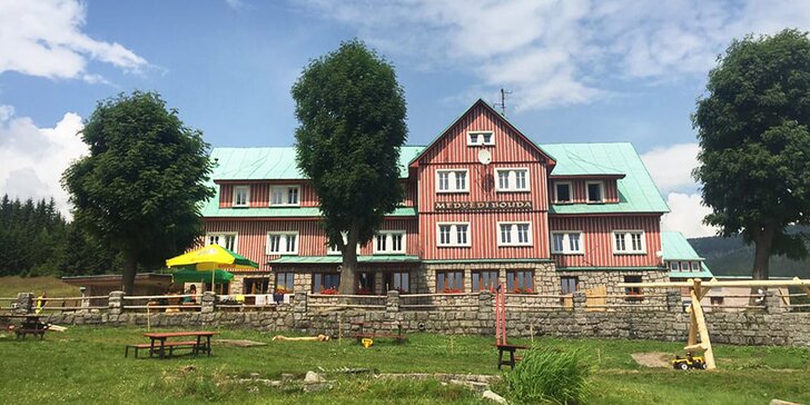 Letní tábor ve Špindlerově Mlýně: 2 srpnové termíny, ubytování na 7 nocí, strava 5× denně