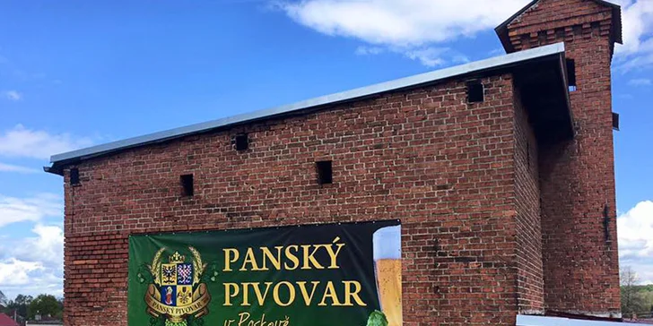 Prohlídka Panského pivovaru včetně ochutnávky pro 1, 2 nebo 4 osoby
