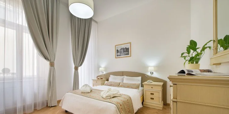 Luxusní pobyt v apartmánu v centru Prahy: bohatá snídaně i čokoládové překvapení na pokoji