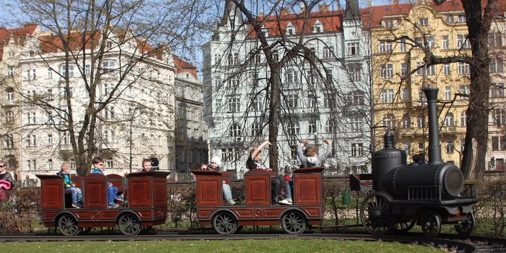 Skvělá zábava pro nejmenší: 16 jízd v dětském vláčku na Žofíně včetně svačiny