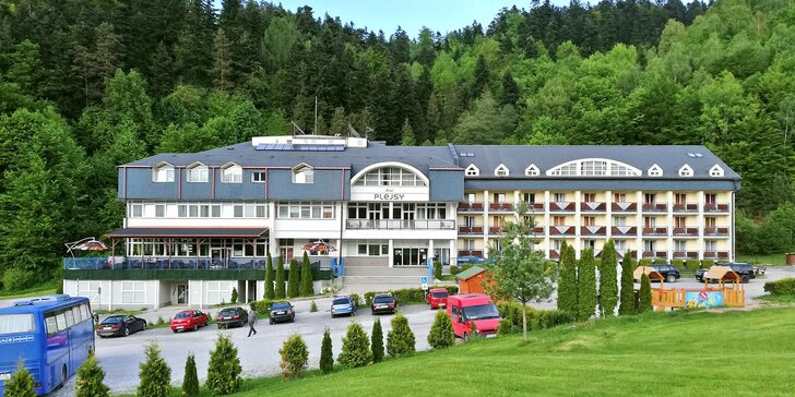 Moderní hotel na okraji Slovenského ráje: polopenze, bazén i wellness