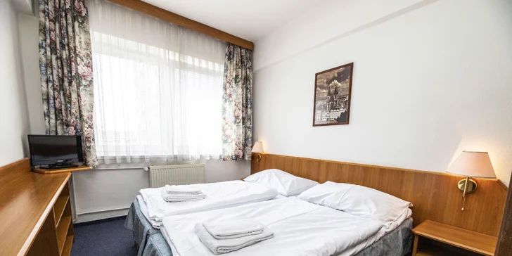Ve dvou za krásami hlavního města: 3* hotel v klidné části Prahy, snídaně