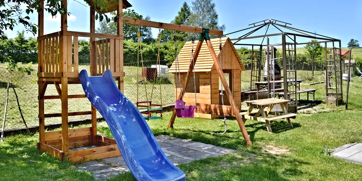 Odpočinek na Vysočině: snídaně či polopenze, 2 hodiny v privátním wellness