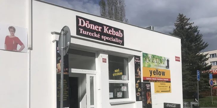 Kebab v Táboře a Sezimově Ústí: döner, dürüm, box s hranolky i malý talíř
