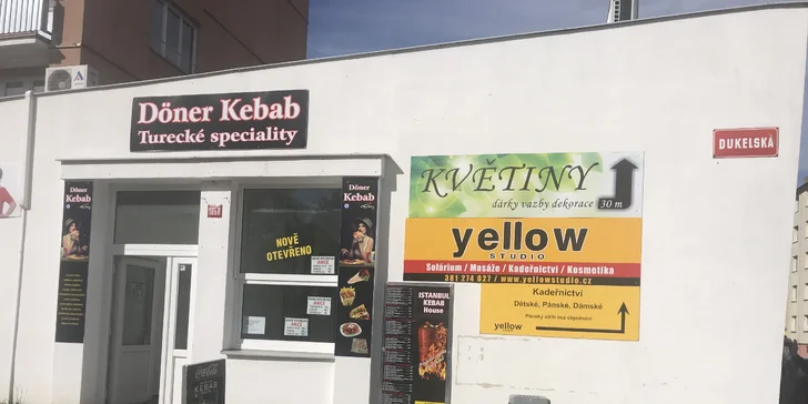 Kebab v Táboře a Sezimově Ústí: döner, dürüm, box s hranolky i malý talíř