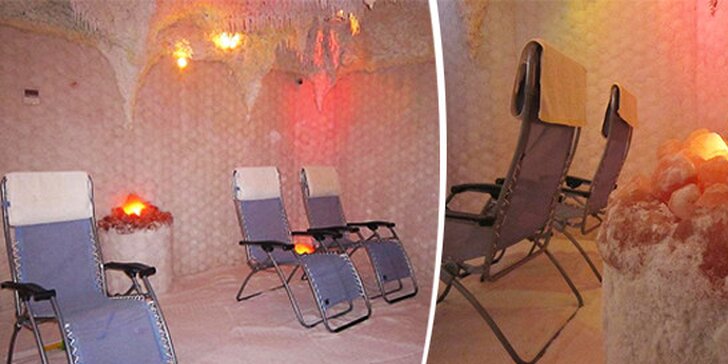 Zdravý relax v solné jeskyni Relax Herink - 3 varianty vstupného