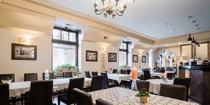 Boutique hotel v židovské čtvrti Kazimierz kousek od centra Krakova se snídaní nebo polopenzí