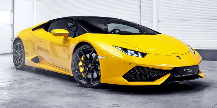 Užijte si parádní jízdu v Lamborghini Huracán: až 40 minut jako řidič nebo spolujezdec včetně paliva