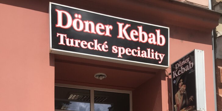 Kebab v Táboře a Sezimově Ústí: döner, dürüm, box s hranolky i malý talíř